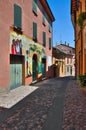 Alleyway. Dozza. Emilia-Romagna. Italy. Royalty Free Stock Photo