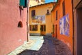 Alleyway. Dozza. Emilia-Romagna. Italy. Royalty Free Stock Photo