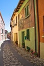 Alleyway. Dozza. Emilia-Romagna. Italy. Royalty Free Stock Photo