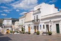 Alleyway. Mattinata. Puglia. Italy. Royalty Free Stock Photo