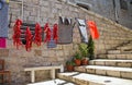 Alleyway. Minervino Murge. Puglia. Italy. Royalty Free Stock Photo