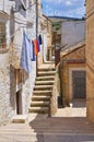 Alleyway. Minervino Murge. Puglia. Italy. Royalty Free Stock Photo