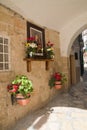 Alleyway. Monopoli. Puglia. Italy. Royalty Free Stock Photo