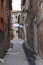 Alleyway. Nepi. Lazio. Italy.