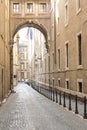 Alleyway in the old part of Rome, Italy Royalty Free Stock Photo