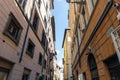 Alleyway in rome, Italy. Architecture and travelling Royalty Free Stock Photo