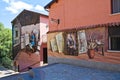 Alleyway. Satriano di Lucania. Italy.