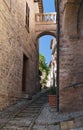 Alleyway. Spello. Umbria. Royalty Free Stock Photo