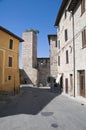 Alleyway. Spello. Umbria. Royalty Free Stock Photo