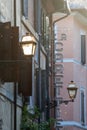 Alleyway of Trastevere in Rome, Italy Royalty Free Stock Photo