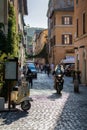 Alleyway of Trastevere in Rome, Italy Royalty Free Stock Photo