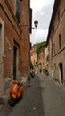 Alleyway of Trastevere, Rome, Italy Royalty Free Stock Photo