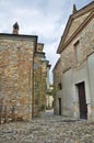 Alleyway. Travo. Emilia-Romagna. Italy. Royalty Free Stock Photo