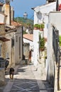 Alleyway. Vico del Gargano. Puglia. Italy.