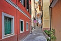 The alleyways in Corfu, Greece Royalty Free Stock Photo