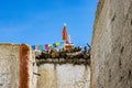 Alleyways, Old House, Monastery, Inside the Wall Kingdom of Lo in Lo Manthang, Upper Mustang, Nepal Royalty Free Stock Photo