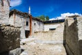 Alleyways, Old House, Monastery, Inside the Wall Kingdom of Lo in Lo Manthang, Upper Mustang, Nepal Royalty Free Stock Photo