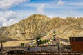 Alleyways, Old House, Monastery, Inside the Wall Kingdom of Lo in Lo Manthang, Upper Mustang, Nepal Royalty Free Stock Photo