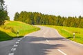 Allgau road Royalty Free Stock Photo