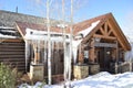 Allie`s Cabin, Beaver Creek Ski Resort, Vail Resorts, Colorado Royalty Free Stock Photo