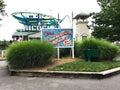 Alligator Alley sign at Carowinds in Charlotte, NC