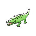 Alligator RGB color icon