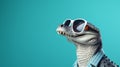 Alligator In Sunglasses: A Bold And Edgy Fashion Photography