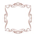 ÃÂ¡alligraphic frames .Vintage .Well built for easy editing. Vector illustration.