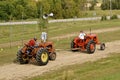 Allis Chalmers pulling an Allis Chalmers Royalty Free Stock Photo
