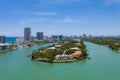 Allison Island in Miami Beach Royalty Free Stock Photo