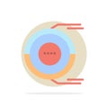 Allocation, Analysis, Diagram, Estimation, Resource Abstract Circle Background Flat color Icon