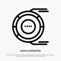 Allocation, Analysis, Diagram, Estimation, Resource Line Icon Vector