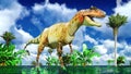 Allosaurus fragilis Royalty Free Stock Photo