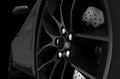 Alloy Wheel Closeup Royalty Free Stock Photo