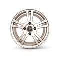 Alloy Wheel Rim front view on a white Royalty Free Stock Photo