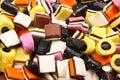 Allsorts liquorice Royalty Free Stock Photo