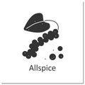 Allspice glyph icon