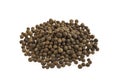 Allspice spice stack on white Royalty Free Stock Photo