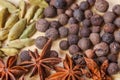 Allspice texture kitchen Royalty Free Stock Photo