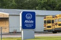 Allstate insurance sign Kountze, Texas Royalty Free Stock Photo