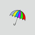 The Allure of a Colorful Umbrella Design