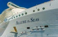 Allure of the Seas in Nassau Harbor Royalty Free Stock Photo