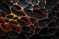 Alluring visual symphony unfolds in abstract composition, showcasing intricate pattern texture dance. Dynamic shapes