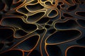 Alluring visual symphony unfolds in abstract composition, showcasing intricate pattern texture dance. Dynamic shapes