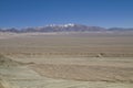 Alluvial plain in front of Mountain altun tagh Royalty Free Stock Photo