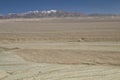 Alluvial plain in front of Mountain altun tagh Royalty Free Stock Photo