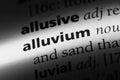 alluvium Royalty Free Stock Photo