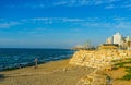 The Alma beach in Tel Aviv