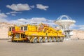 ALMA CAMP, ATACAMA DESERT, CHILE - FEB. 15, 2011: Otto, a special vehicle to transport the mighty radio antennas to the