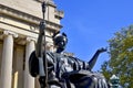 Alma Mater is a bronze sculpture of the goddess Athena by Daniel Chester